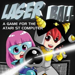 105 - LASERBALL Poster A2 - two sheets